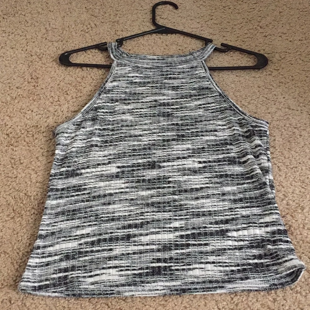 Black and white halter top//mudd